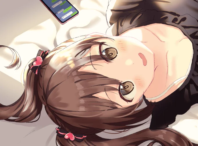 「お兄ちゃんこっち来て!一緒に食べよ!?」 