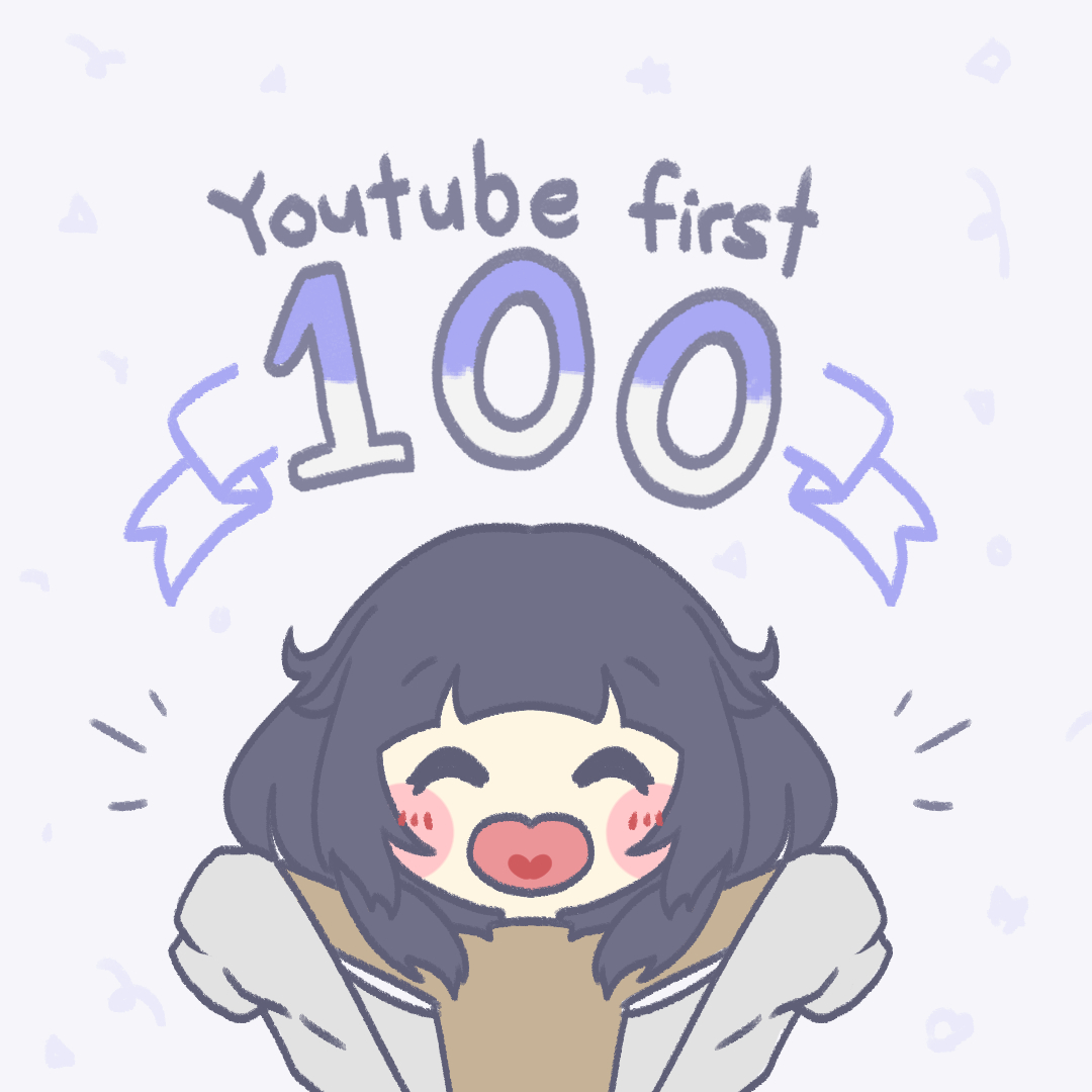 饅球manjuu 話說推特也100追蹤了 反正都是100 就用同一張圖祝賀一下 蛤