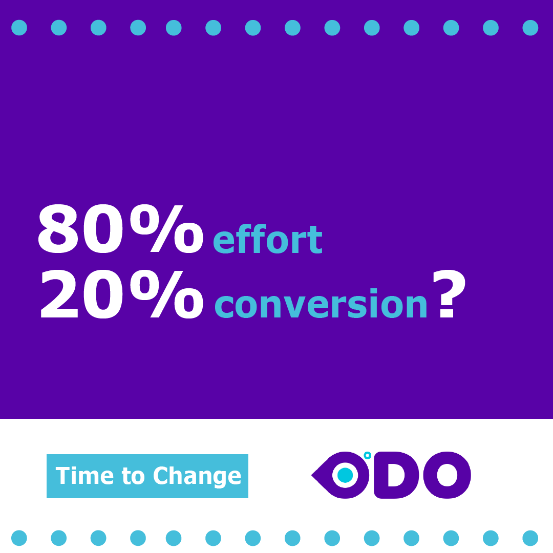 Brokers, Dealers, got your 80/20 the wrong way around? It's time to change. It's time for ODO! Time to optimise your fleet. #ododrive #fleetmanagement #timesavers #costsaving #complianceservices #fleetsafety zcu.io/cK2o