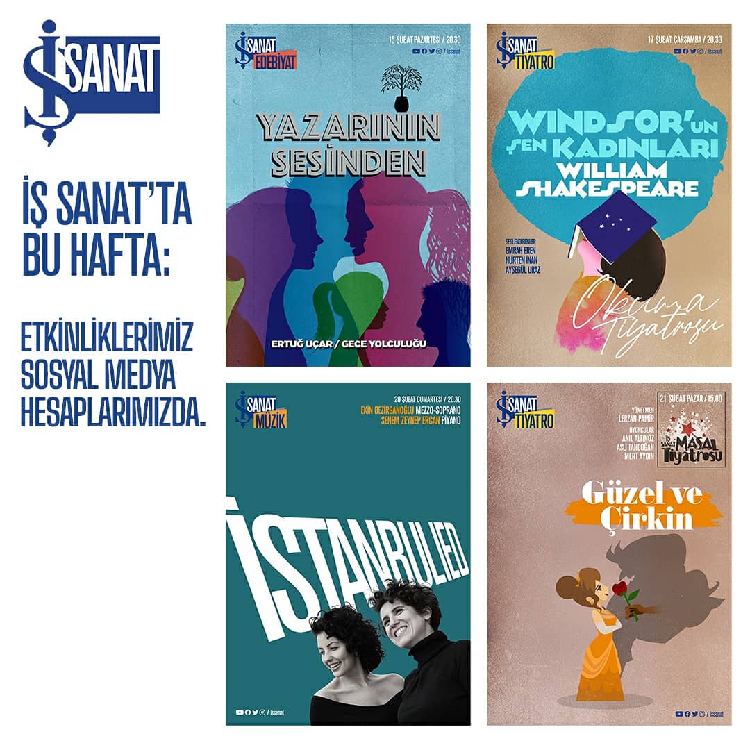 İş Sanat'ta bu hafta...

#sanatsızkalma #işsanat