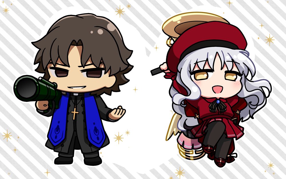 Fgo デフォルメ化した父娘バズーーカがカワイイｗｗｗ