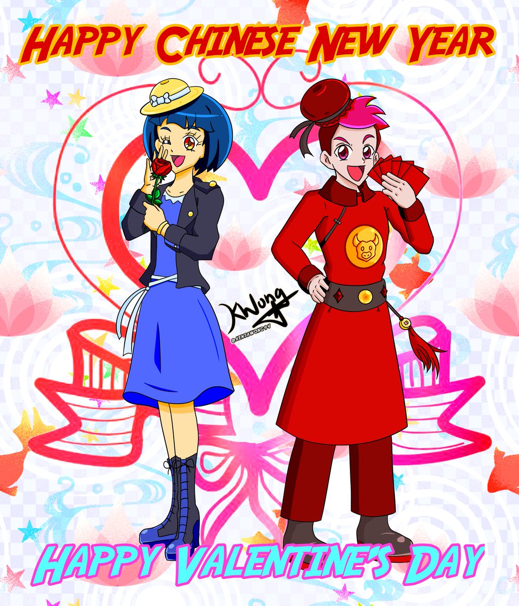 Kentawong94 Happy Chinese New Year X Happy Valentine S Day Precure Prettycure プリキュア オリキュア T Co Q1h16rhmfh Twitter