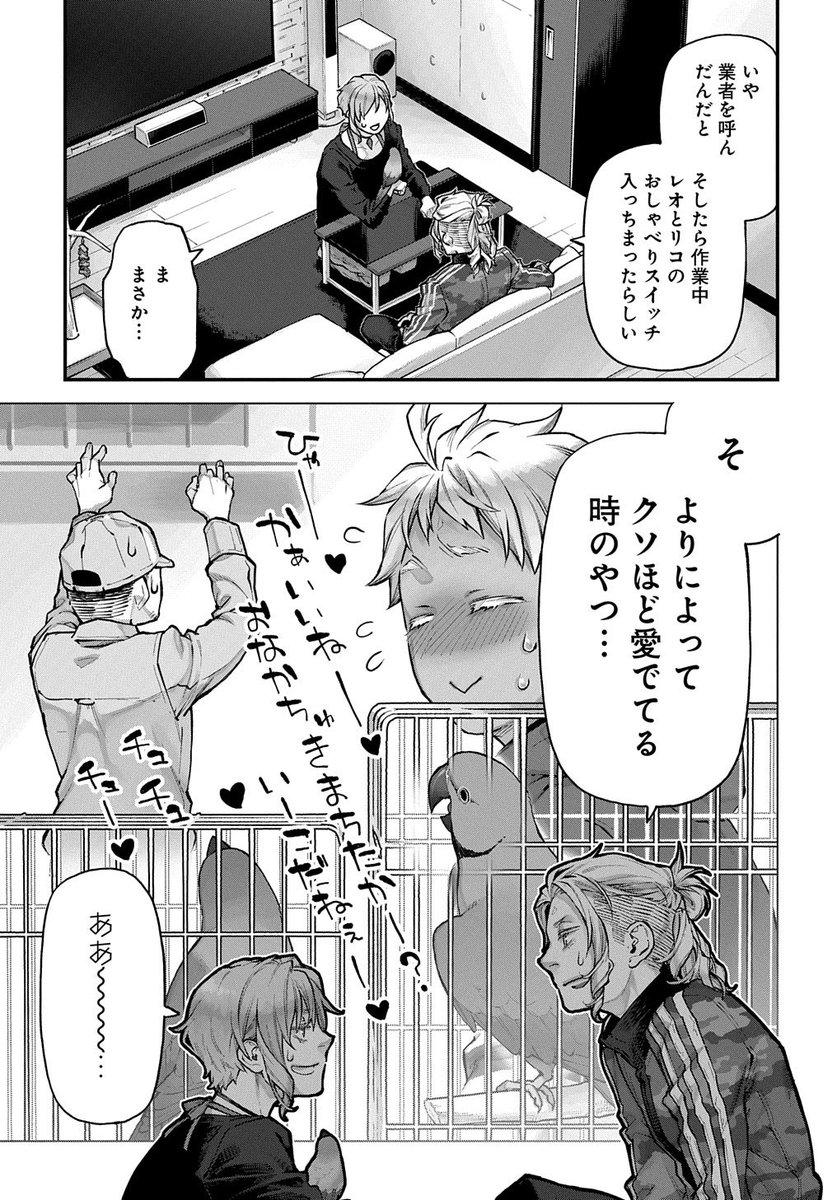 鳥ジャンキーズ - 空廼カイリ / 第16話 | MAGCOMI https://t.co/n8bnVSieXR
インコの笑うタイミングって毎回良すぎるので会話内容理解してるのでは疑惑ある 