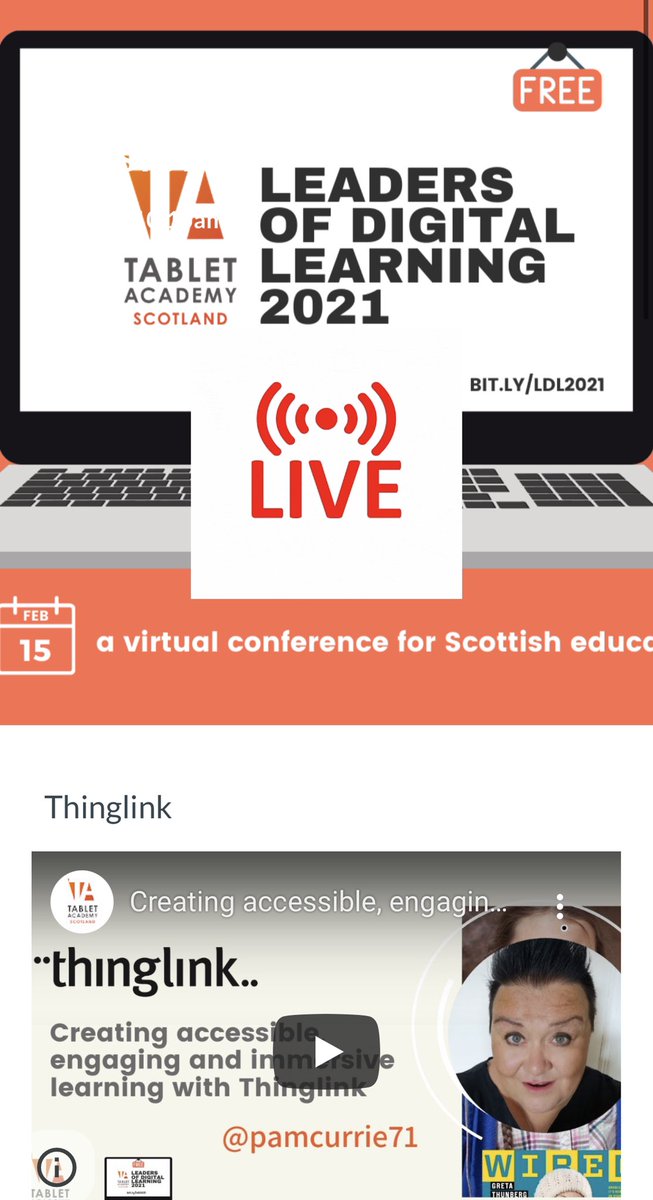 Miss Russell (@missrrussell) on Twitter photo Great start to #LDL2021 with <a href="/Pamcurrie71/">Pam Currie</a> and #Thinglink. Looking forward to the rest of the day. 🖥😆 @tabletacademysc #digitallearning Great start to #LDL2021 with <a href="/Pamcurrie71/">Pam Currie</a> and #Thinglink. Looking forward to the rest of the day. 🖥😆 @tabletacademysc #digitallearning