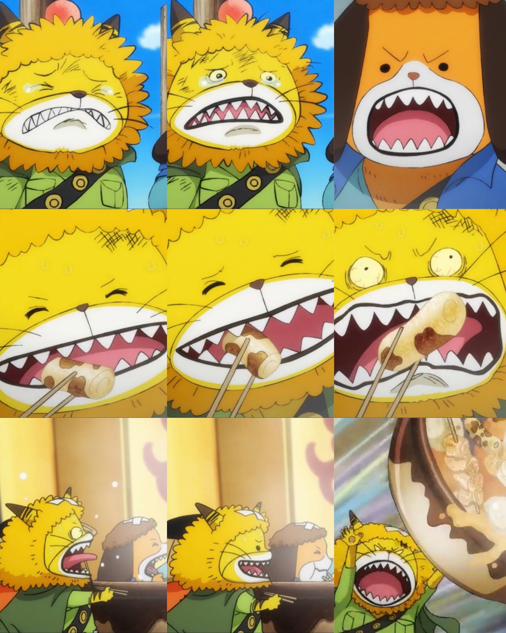 アニメone Piece アニワン でネコマムシ イヌアラシ 河松の幼少期が可愛すぎた ネコマムシ 猫舌なのにおでん 食べて美味しがるのとか もうっ ネコマムシ推しとして悶えたので画像まとめてみたからアップ T Co