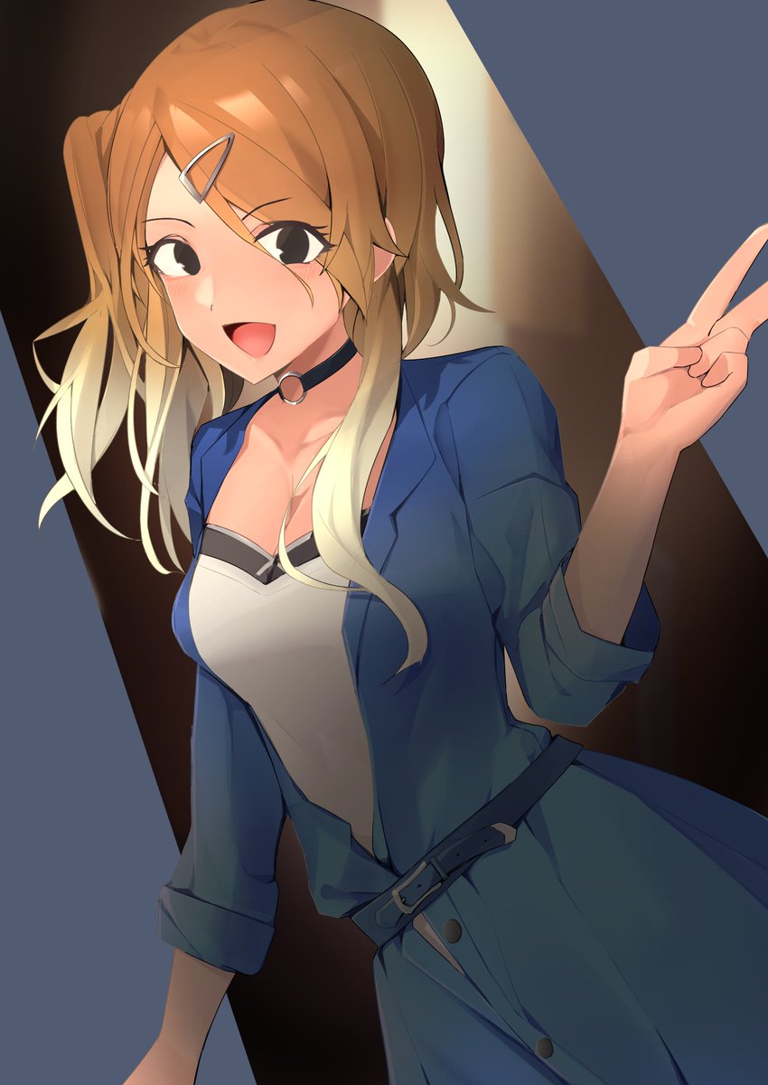 #和泉愛依 
#シャニマス五十音順に描いたら幽谷霧子の時には画力上がってる説 
この髪型の愛依ちゃん特に好き 