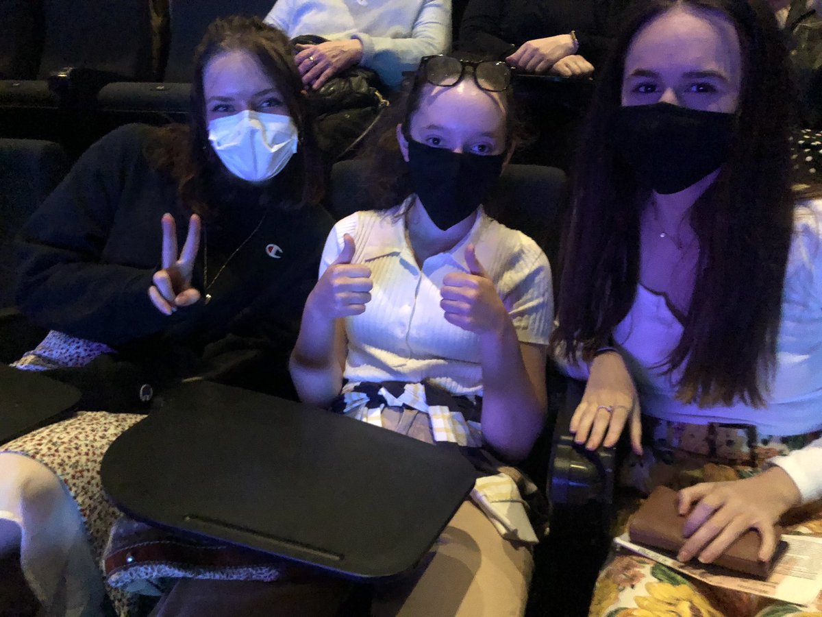 Year 11 and 12 students enjoying Fan Girls the musical! A great night at the theatre