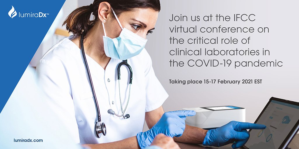 LumiraDx's tweet image. Visit our booth at the IFCC virtual conference. Register here bit.ly/3cMo2f0

#poctesting #lumiradx #covid19testing #covidtest