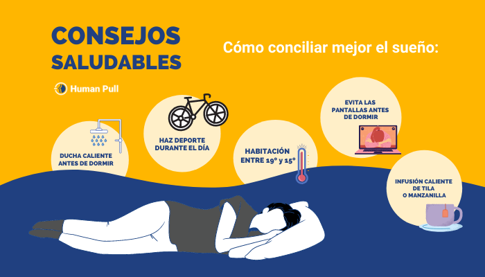 HumanPull's tweet photo. A veces, ya sea por el estrés, las preocupaciones u otros factores, nos cuesta conciliar el sueño.
Por ello queremos compartir con vosotros estos
5 consejos que nos ayudan a dormir con más facilidad😴¿Cuáles son vuestros trucos?
#consejossaludables #ecoordinaformación #humanpull https://t.co/u8E6BBha7X
