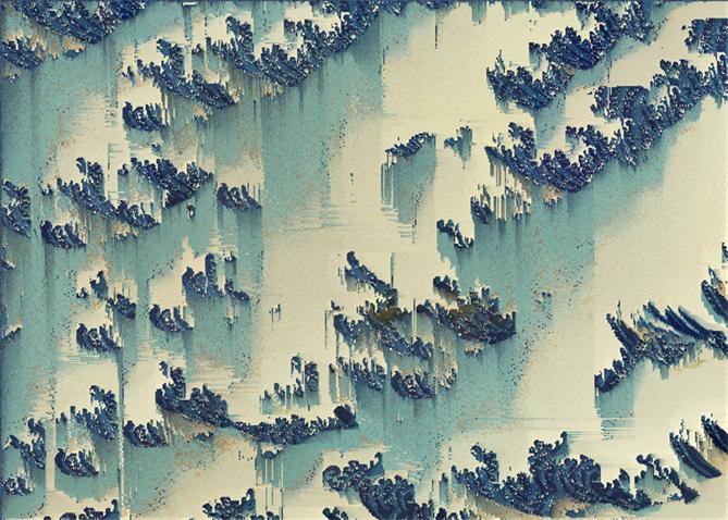 lifchu1's tweet image. skyfall 空落とし
#pcd2021 #glitchart #pixelsort #stylegan