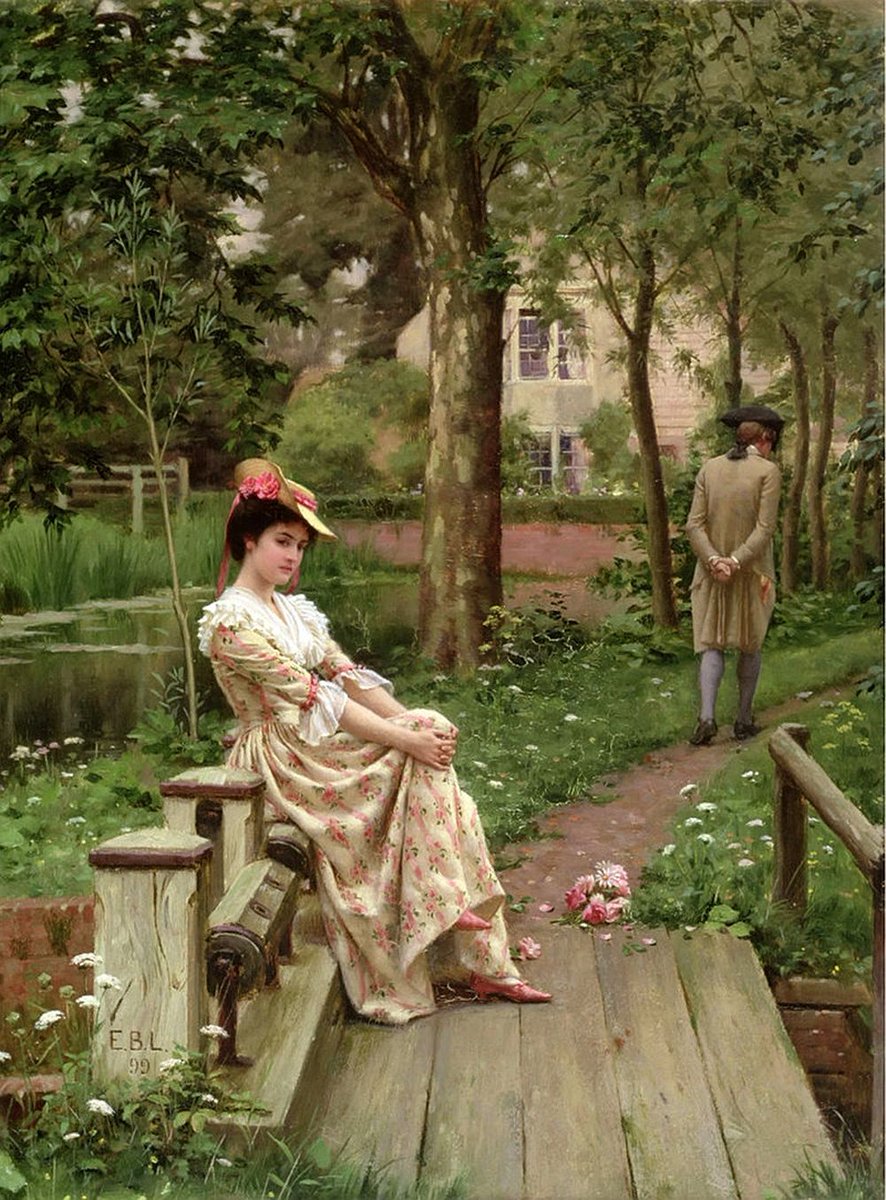 Edmund Blair Leighton'un 1899 yılında yaptığı "Tersleme" adlı eseri.