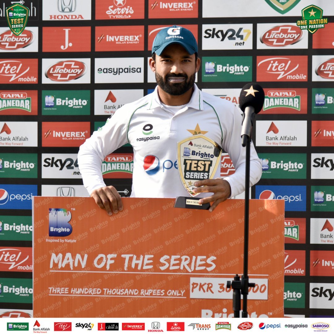 South Africa then tour Pakistan for Tests and T20Is.In the 2nd Test, Rizwan digs Pakistan out a hole once again. He hits his maiden Test hundred and helps the hosts to a series win.Result: Player of the Series
