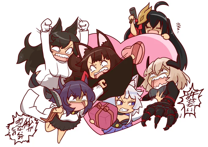 バレンタイン紛争 恋せよ乙女

 #アズちゃんっ創作部 #アズールレーン 
#Azurlane   #アズナビ創作 