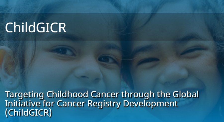 New to our website: Targeting #ChildhoodCancer through the Global Initiative for #CancerRegistry Devt #ChildGICR 

An <a href="/IARCWHO/">IARC</a> &amp; <a href="/StJudeResearch/">St. Jude Research</a> partnership to  improve quality &amp; availability of data on cancer in children, particularly in countries w/ limited resources