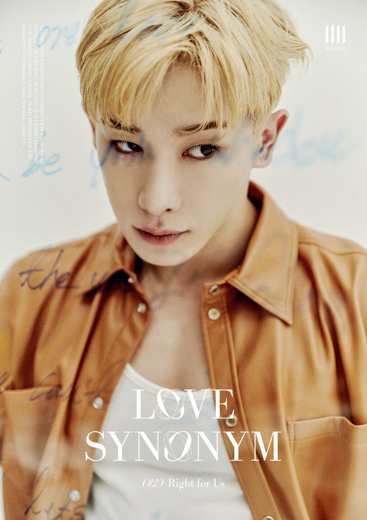 ウォノ直筆サイン入り公式写真…Wonho…モンスターエックス…