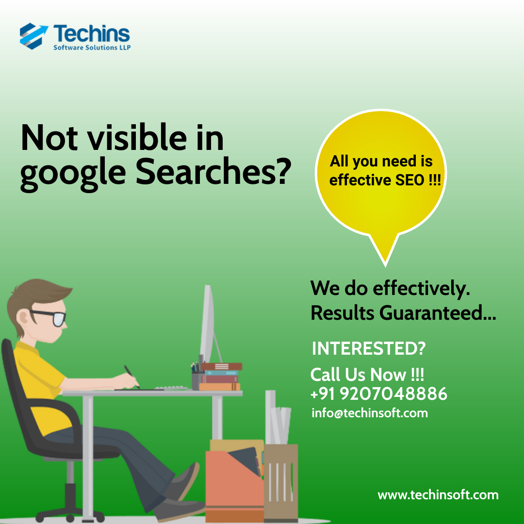 TechinSoftware's tweet image. While some traditional marketing methods may be becoming obsolete, SEO is here to stay .
@TechinSoftware 
9207048886
techinsoft.com
#seo #digitalmarketing #webdevelopment #softwaredevelopment #website #webdesign #smo #mobileappdevelopment #web #catalyst #google