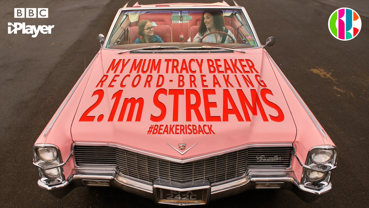 My Mum Tracy Beaker sets new record as @CBBC’s most successful programme launch ever with 2.1m streams on BBC iPlayer. 👏👏