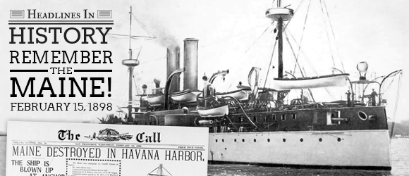 today is the 123rd anniversary of the explosion of the USS Maine in Havana's harbor, which triggers the Spanish American War and results in Cuba's transformation from Spanish colony to US protectorate and Puerto Rico and the Philippines' transformations into US colonies