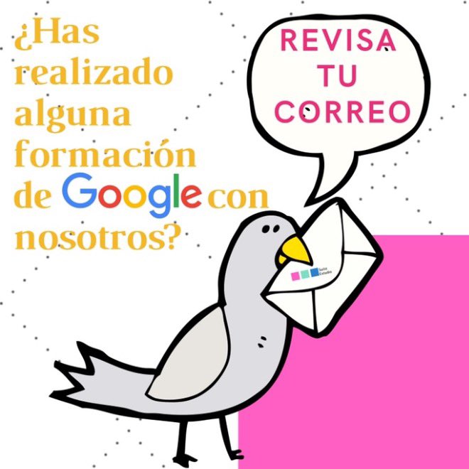 🔴Atencion a tu mail #alumnosuite!🔴 
Si has realizado alguna formación de @google con nosotros revisa tu correo! Te va a interesar 🤩
Es algo que nos habéis pedido muchísimo!
#suiteestudio #educacion #primaria #secundaria #googleclassroom #googleforeducation