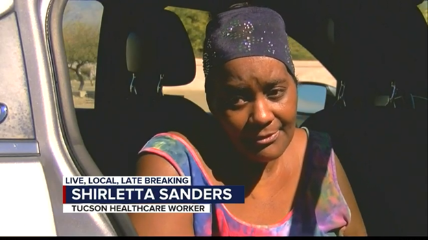 ASRT's tweet photo. #ASRTMember and radiologic technologist Shirletta Sanders, R.T. (R), has survived COVID-19 after enduring a month-long coma in a Tucson, Arizona, hospital. On behalf of all our members, ASRT offers Shirletta our warmest wishes for healing and recovery. https://t.co/zKEFGsOQN8 https://t.co/GMuHrcGMrW