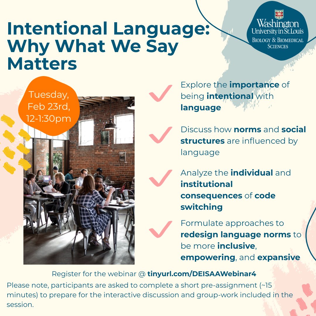 WashUdbbs's tweet image. Register here by MIDNIGHT 2/21: tinyurl.com/DEISAAWebinar4