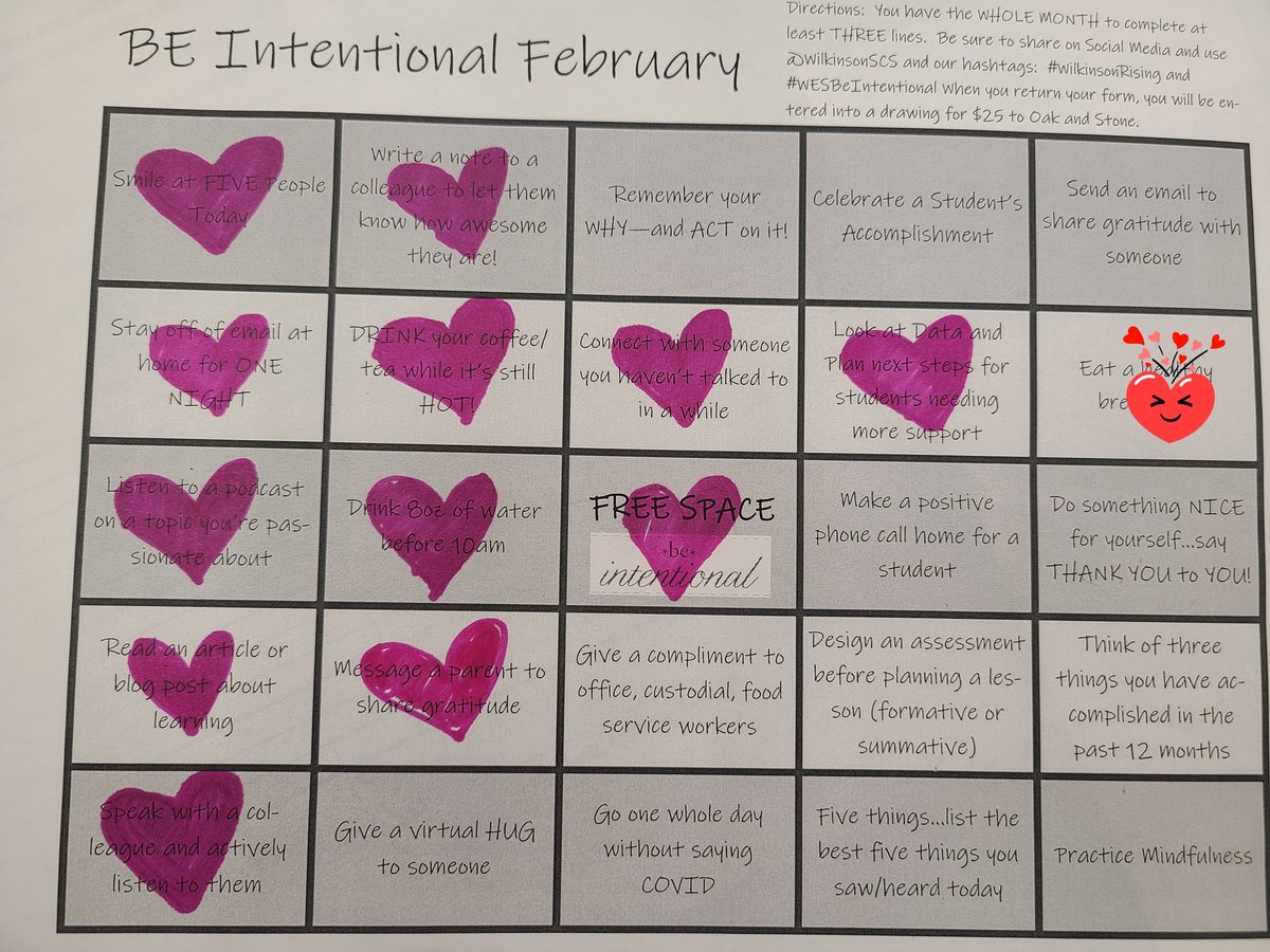 lindseyyj26's tweet photo. Ate a healthy breakfast today and am spending this school holiday getting a jumpstart on my very last course in my masters program π (also - just collected BINGO number 2!) #wilkinsonrising #WESBeIntentional @WilkinsonSCS https://t.co/mus2KOjM68