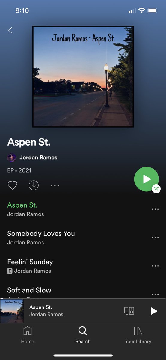 Go check out the new EP, Aspen St. by our very own, Jordan Ramos (also available on Apple Music)