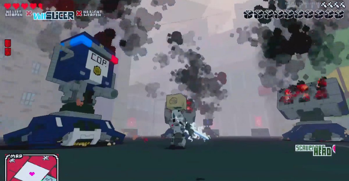 Heart&Slash ($4.94) - a roguelite brawler with megaman legends in its aesthetics DNA. as the freshly awakened robot Heart, tear your way through other machines that'd try to stop you from escaping. tons of weapons and tools to unlock!  https://store.steampowered.com/app/326840/HeartSlash/