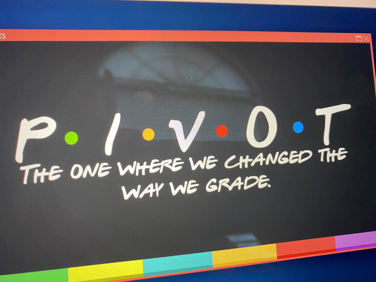Great job <a href="/leslie_sechler/">Leslie Sechler</a> on stretching our thinking on grading! 135 years of the same grading system? Whoa—time to pivot <a href="/RES_RSSS/">Rockwell Elem NC</a>! #RSSTHINK2021