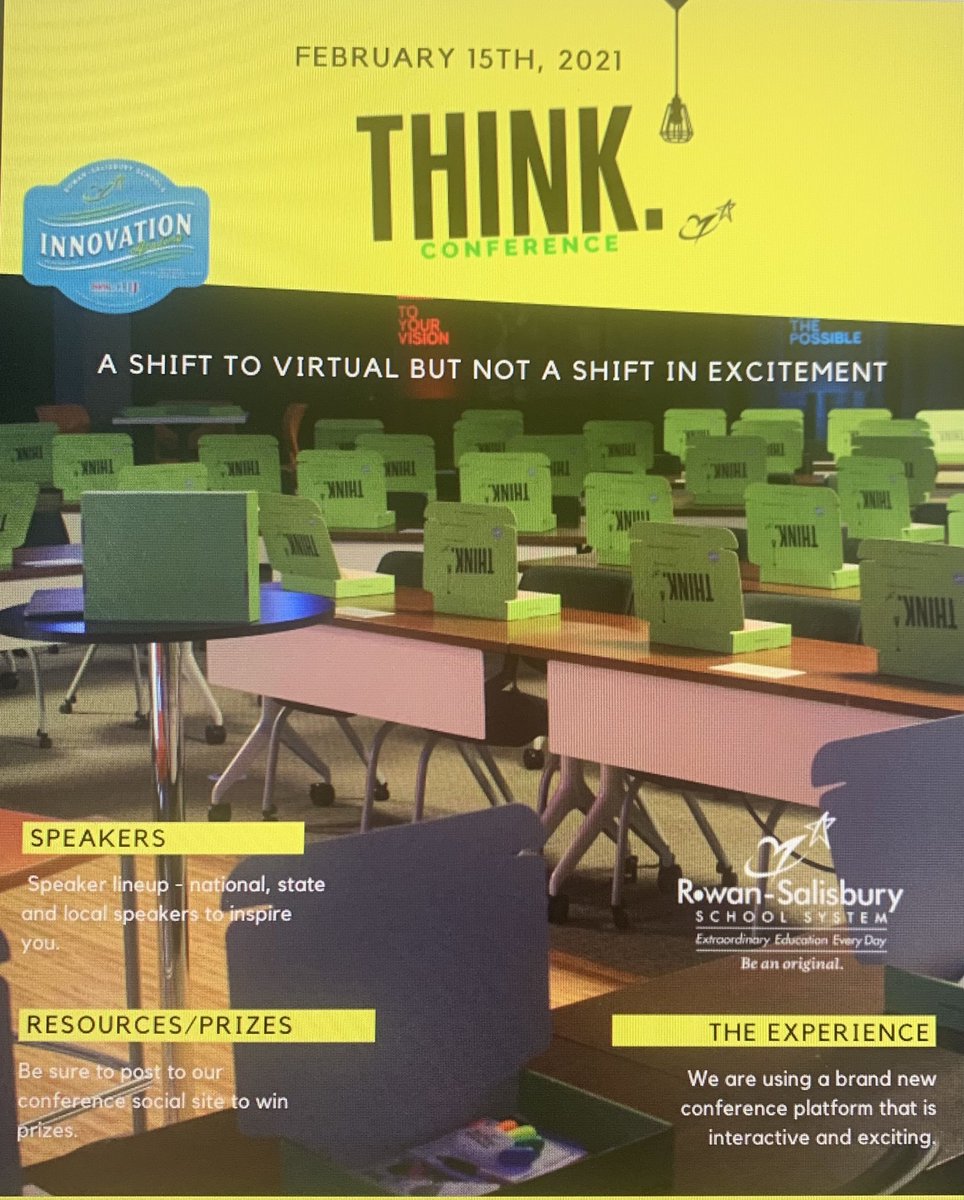 MissFSmithsTS's tweet photo. This has been an amazing experience so far!!! Excited for what’s to come!! #RSSThink2021 #Thinkconference2021 #TeamRSS #RowanSalisburySchools  #RSS https://t.co/O3IN3vBavw