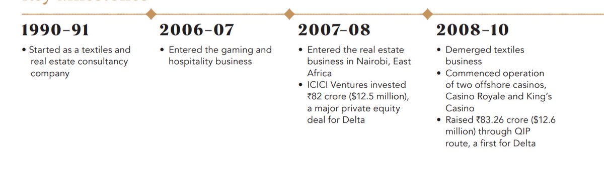 Started off as a jack of all trades and finally found their calling as a casino company.