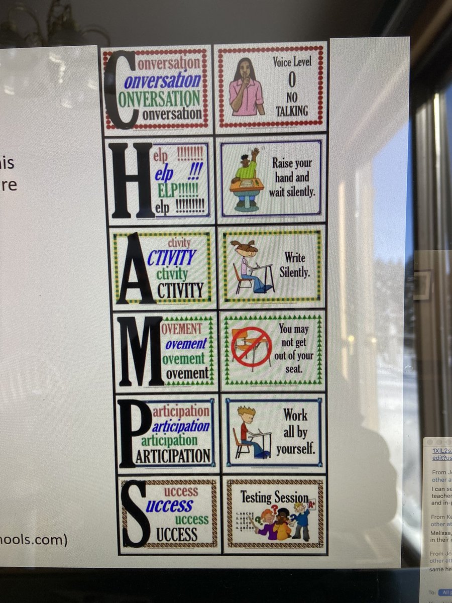 MrsSimacek's tweet image. Thanks Dr. Richard Van Acker for the C.H.A.M.P.S. Idea #springcesa6