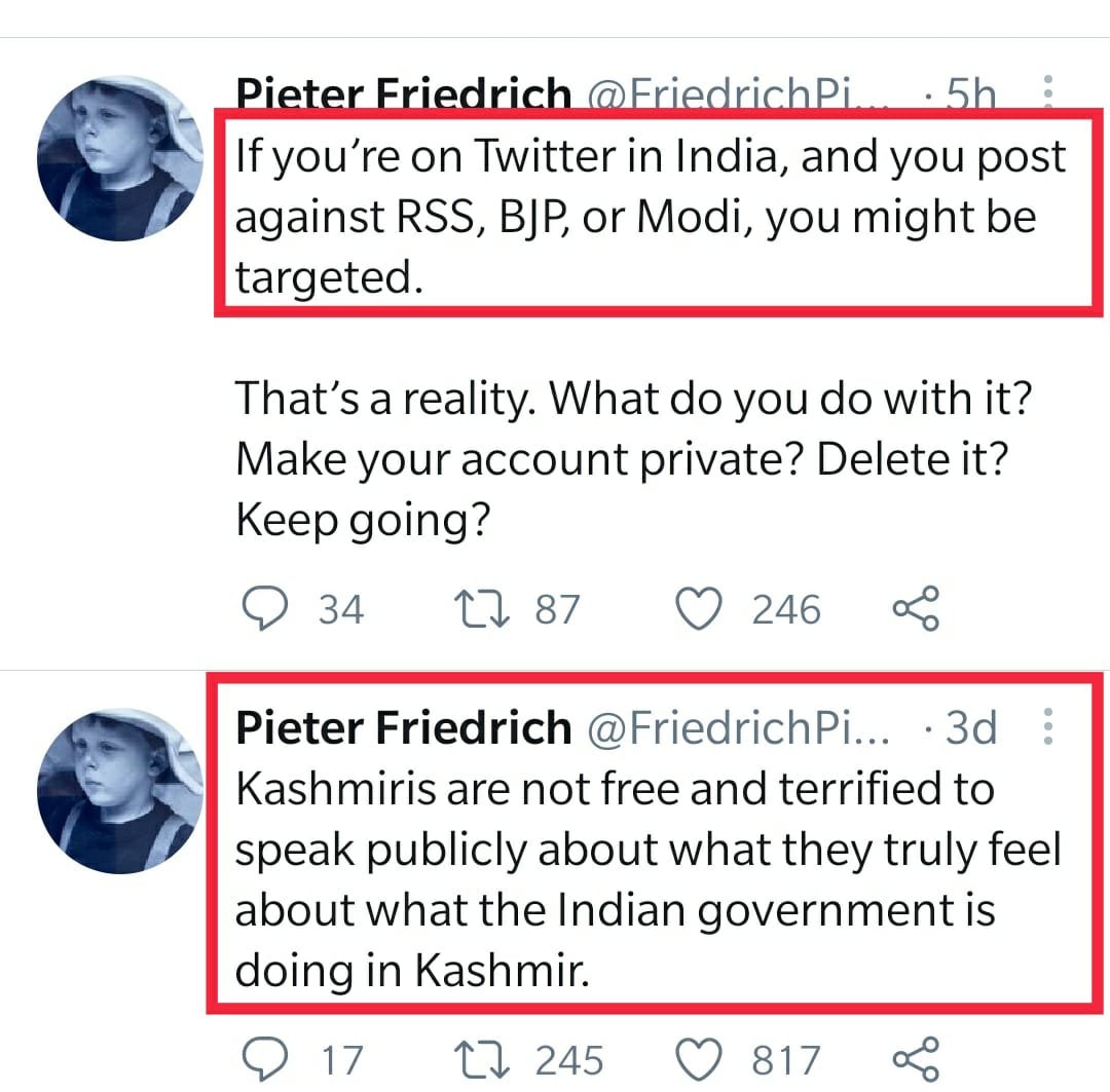 Some of his speeches brazenly narrate that "RSS govt" driving musl!m cleansing (thru CAA), enjoys Gandhi statue vandalism, terrified world about Indian army "oppression" in Kashmir.6/9