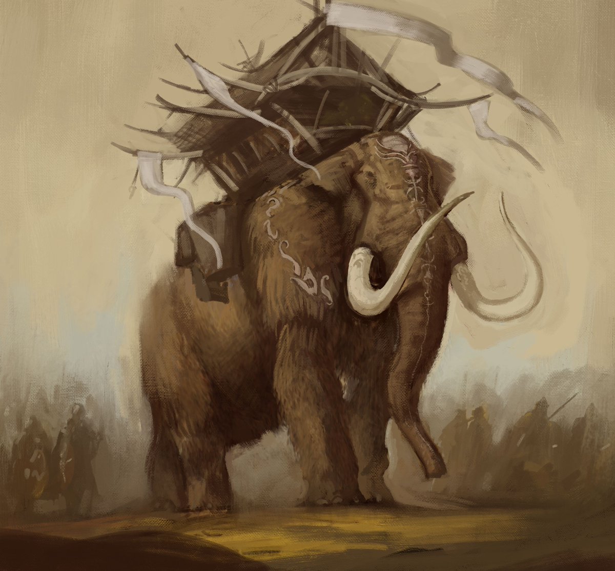 Force Mammoth: As if war mammoths weren’t formidable enough.