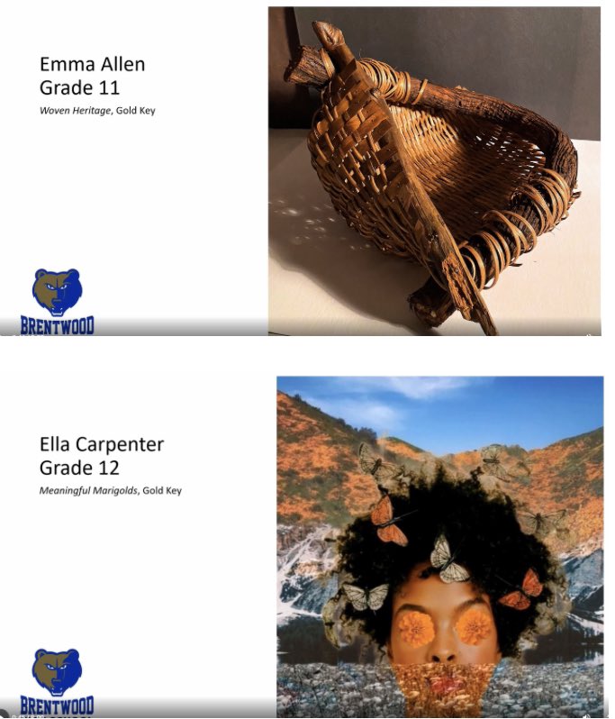 wcsBHShm's tweet photo. Please join me in congratulating the following students for receiving State Gold &amp; Silver recognition from Scholastic Art Awards! So Proud!! 
Gold Key:Emma Allen, Ella Carpenter
Angela Huo , Caroline Southard-Smith, Emma Wade, Sarah Cai,
Lauren Nicholson @wcsBHS https://t.co/YDugE5ZIfC