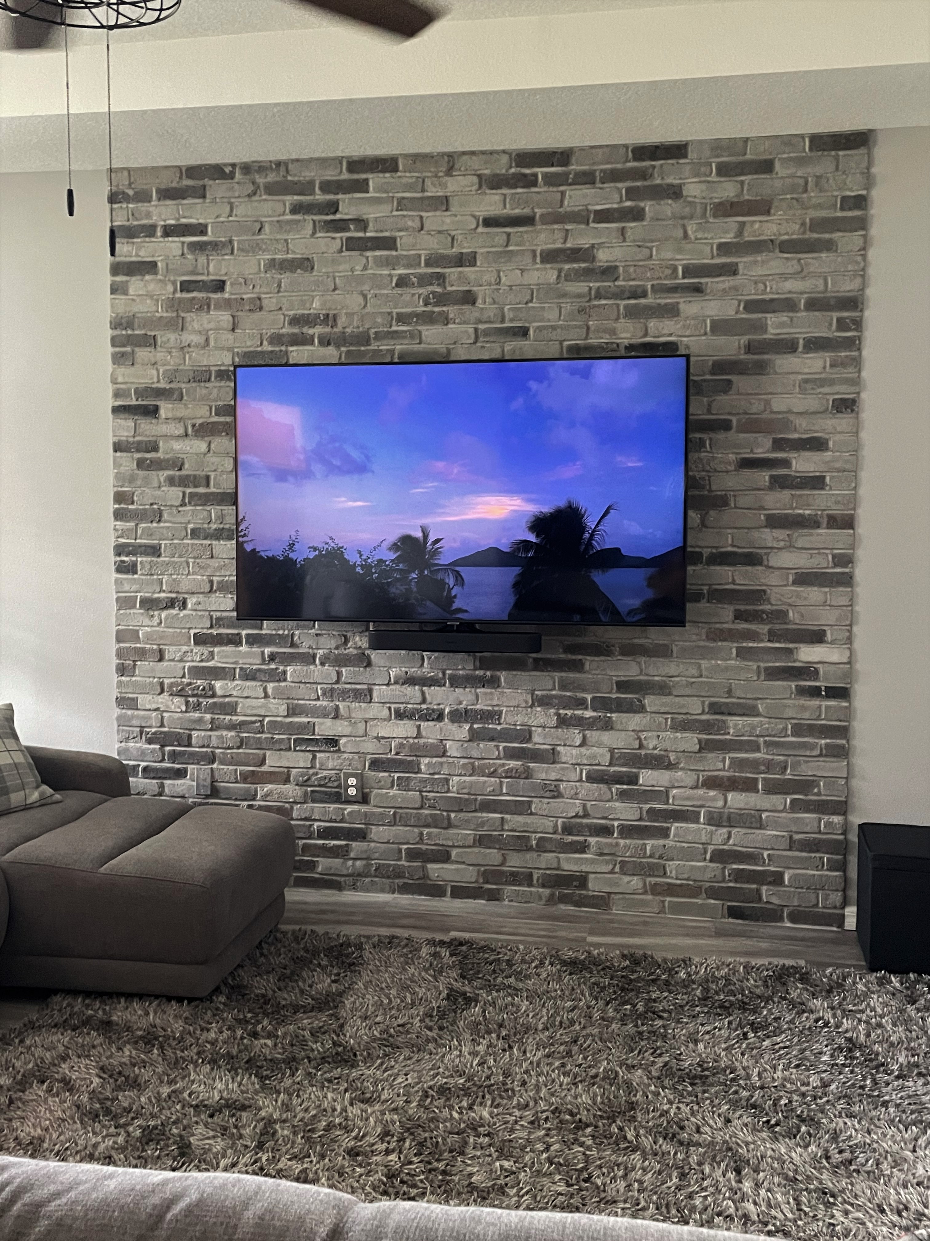 tv accent wall tile ideas