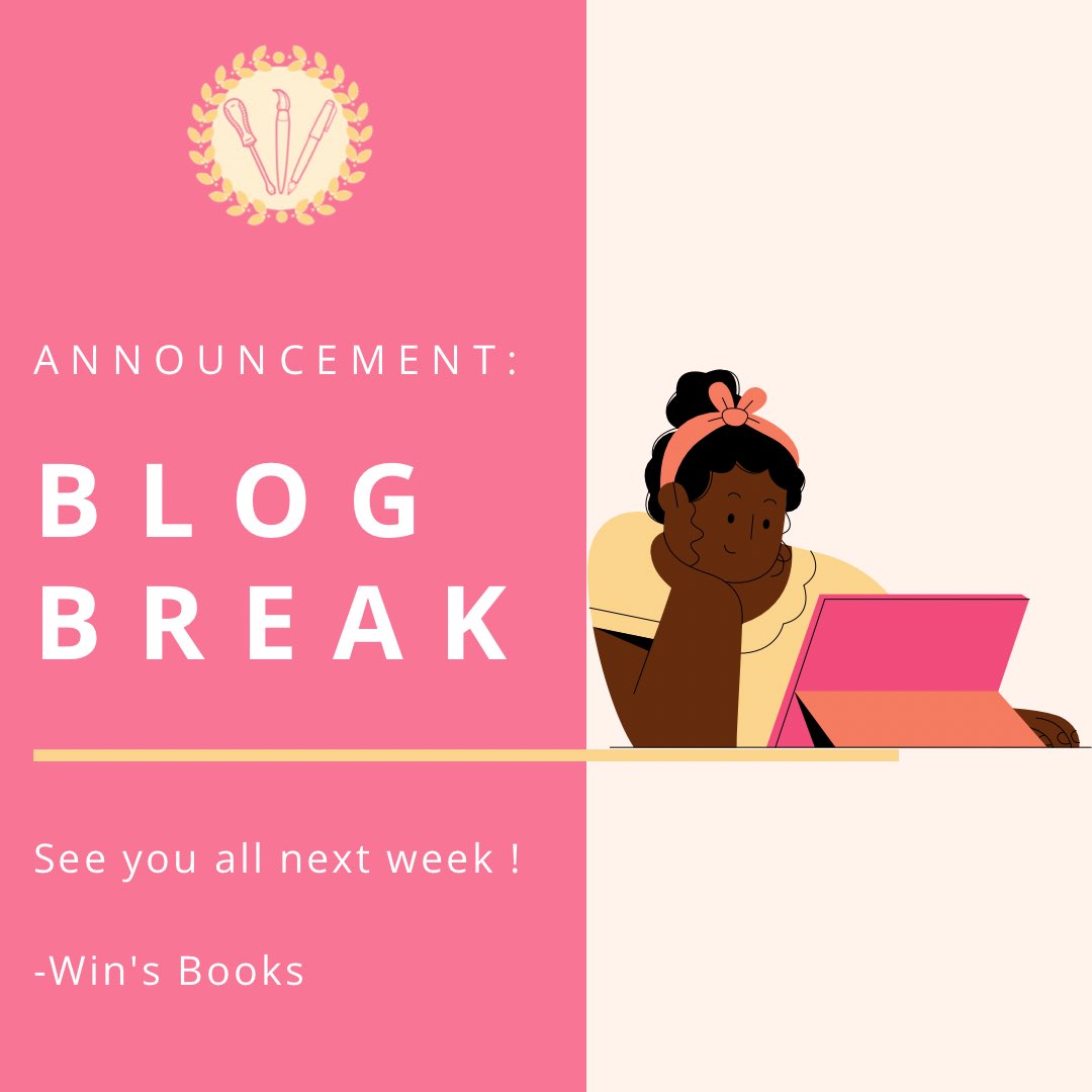 The Amour Books events have ended and I think it’s time for me to take a weeklong break from blogging.

I’ll be back Monday February 22nd with brand new post!
#artistsontwitter #bloggerstribe https://t.co/1n6ePmBMOl