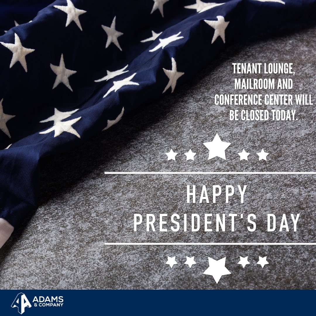 110west40's tweet photo. #HappyPresidentsDay from all of the team at 110 West 40. 

#AdamsCoMMUNITY #GarmentDistrict #MidtownNYC #presidentsday2021 #CRE #workplacecommunity #NewYorkCity #commercialrealestate https://t.co/Tb1Xa1A8xj