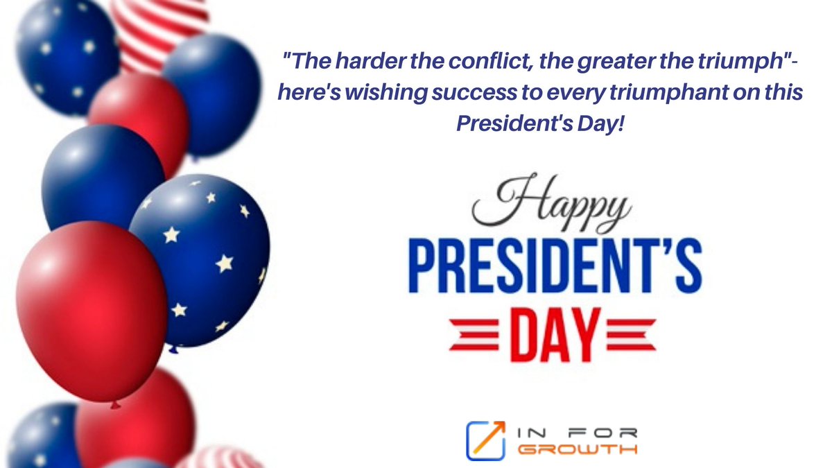 inforgrowth's tweet photo. “The harder the conflict, the greater the triumph.” – George Washington
Happy Presidents Day!
#PresidentsDay #PresidentsDaySale #PresidentsDay2021 #PresidentsDayWeekend #PresidentsDaySales #HappyPresidentsDay #USA #Socialdraft #GeorgeWashington #WashingtonsBirthday https://t.co/dSv1AI28HE