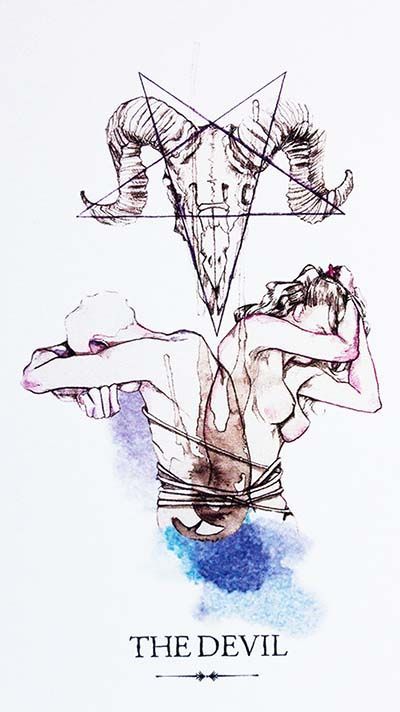 𝟛. 𝔸𝕤 𝕒 𝔽𝕖𝕖𝕝𝕚𝕟𝕘-Describe a card as a feeling. Turn the classic meaning into a concrete emotion that can describe the card.-Instead of addiction, the Devil is an addictive situation. Instead of bondage, there's passion. Instead of chains, there's unwavering commitment