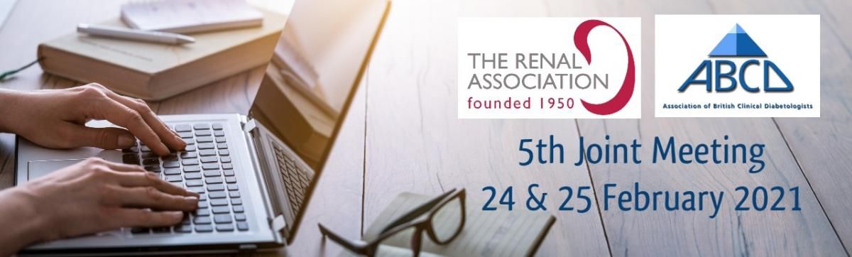 Last chance to register for the 5th Joint Meeting of ABCD and <a href="/RenalAssoc/">RenalAssoc</a>.

Held over two evenings on the 24 -25 February the meeting brings together keynote speakers in the field of diabetes &amp; related kidney disease to discuss challenges and opportunities buff.ly/3hLJSiH