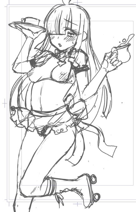 ※NSFW #sketchvsfinal 