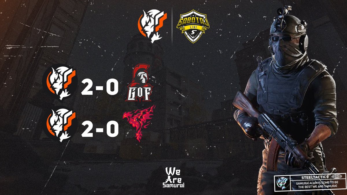 Zaferlere Doyamıyoruz!

Sabotaj Ligi 2. Haftası'nı namağlup şekilde tamamlıyoruz. Başarılar Samuraylar! 💪

#WeAreSamurai