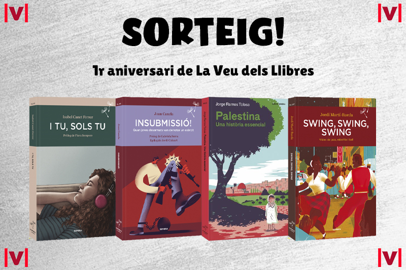 🎂Fem un any!🎂

🎉Per a celebrar-ho amb vosaltres, sortegem un pack de 4 llibres📚 de l'editorial @sembrallibres 

Per a participar, segueix el compte <a href="/veudelsllibres/">La Veu dels Llibres</a> i fes RT a aquest tuit 🔁

laveudelsllibres.cat