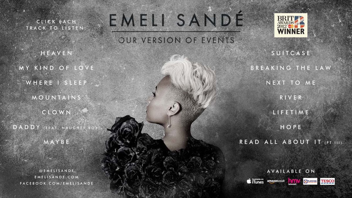 tinapaulines's tweet photo. Happy Anniversary #OurVersionOfEvents
@emelisande • @NaughtyBoyMusic • @FHBLOCK https://t.co/ca5nwg09OI