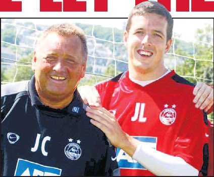 Whilst out on his stag doo the summer, a pissed Jamie Langfield gets in a fight with Jimmy Calderwood resulting in Calderwood transfer listing him. Sadly he is not sold
