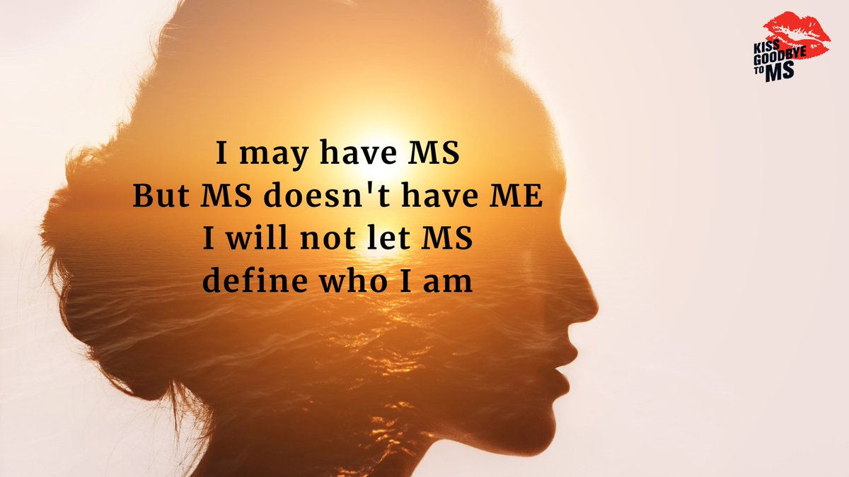 Happy Monday Kiss Fam!😁💋
Here's your #MondayMotivation  for the week! MS can never define who we are, only we can do that❤❤