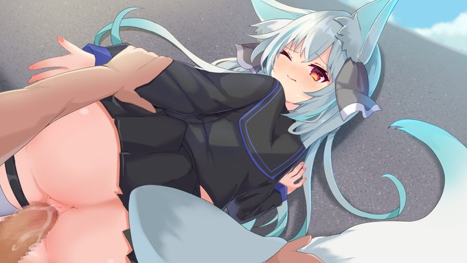 [R-18] こんなのいけないのにっ… #R18 #ロリ #女の子 #セーラー服 #狐 #バック https://t.co/QPTywGojA1 