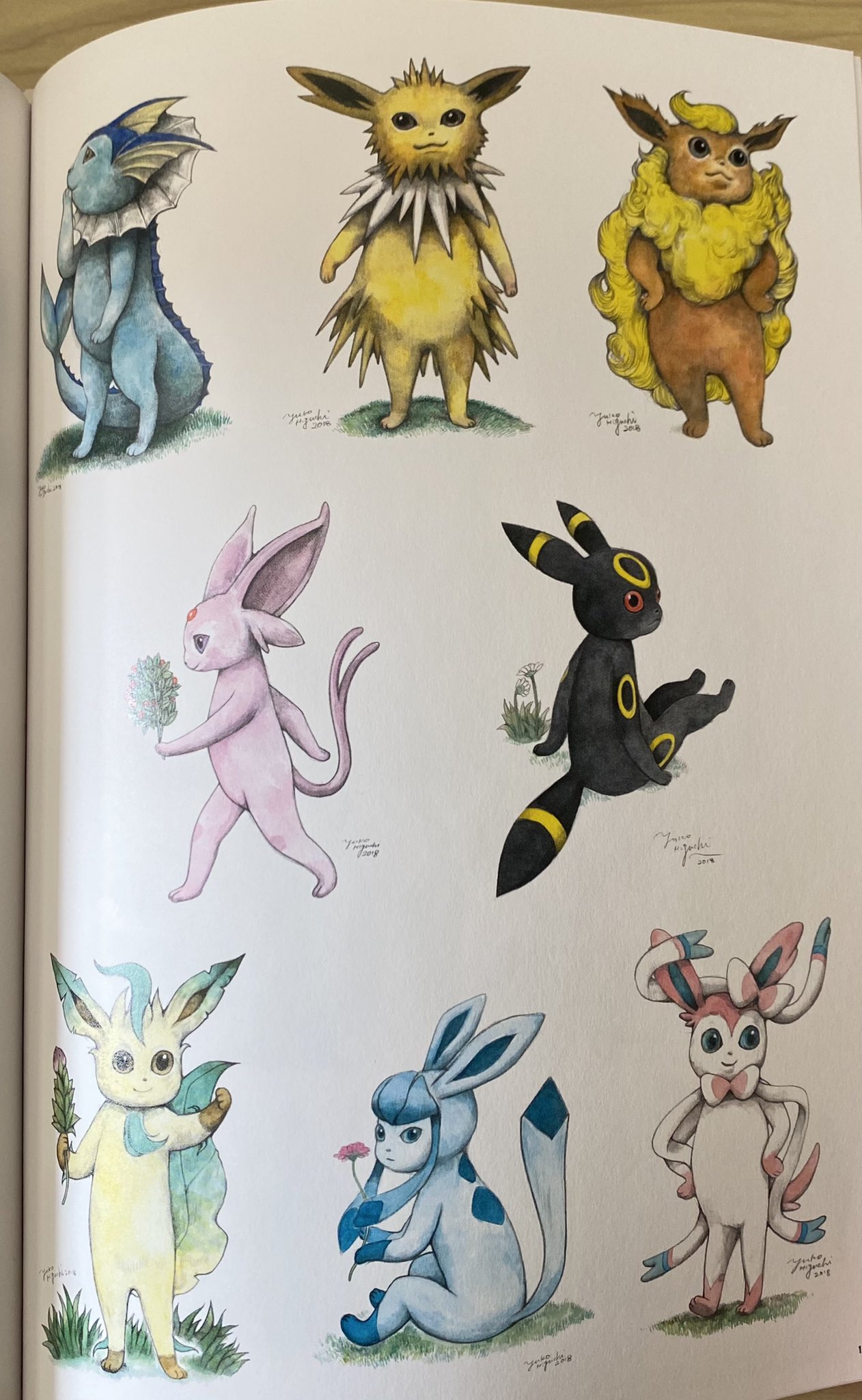 ポケモン EVs イーブイ アートブック 完売品 ヒグチユウコ プレミア イーブイアートブック 9組のクリエイターによる、それぞれの